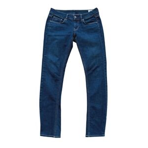 G-Star RAW 3301‎ Skinny Jeans Dark Wash Denim Women 30x32 Minimalist Chic